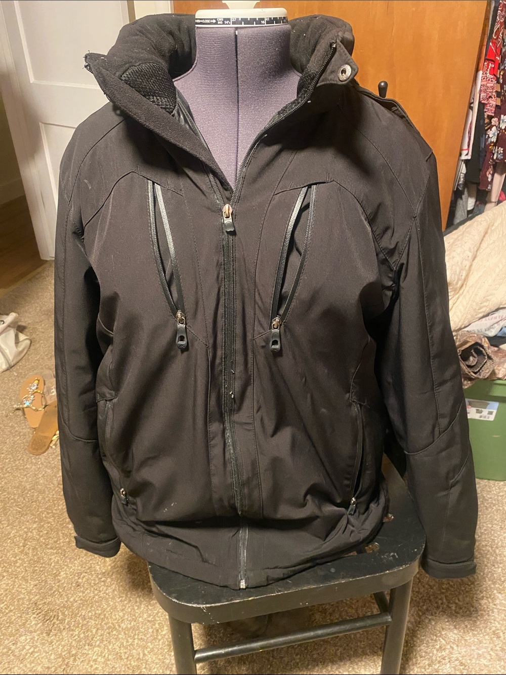 ZeroXposur Black Performance Jacket with Hood